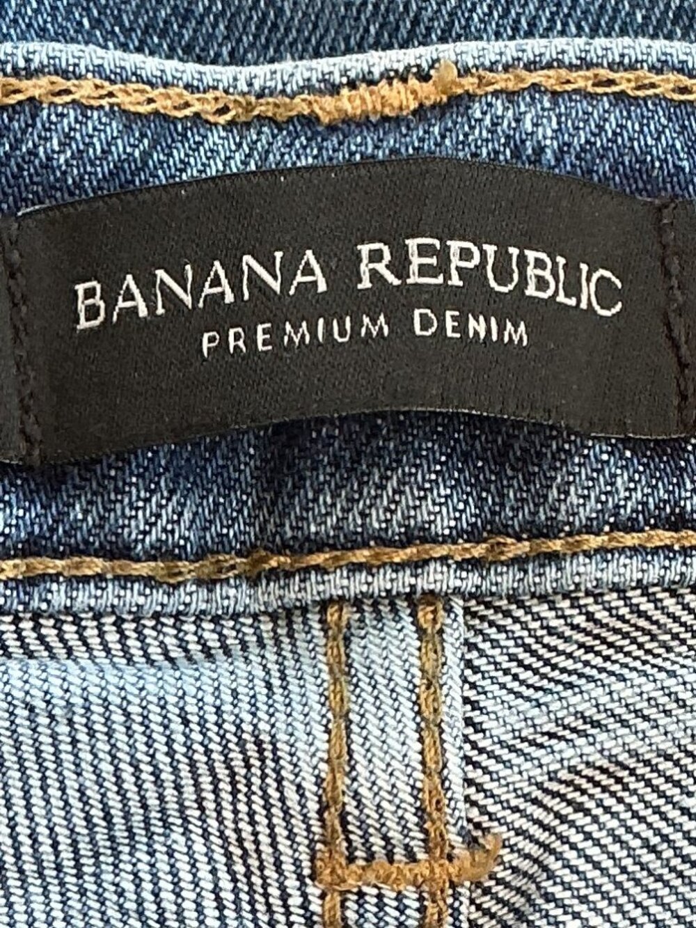 Banana Republic High-Rise Straight Jeans Size 26 Medium Wash - Picture 10 of 12